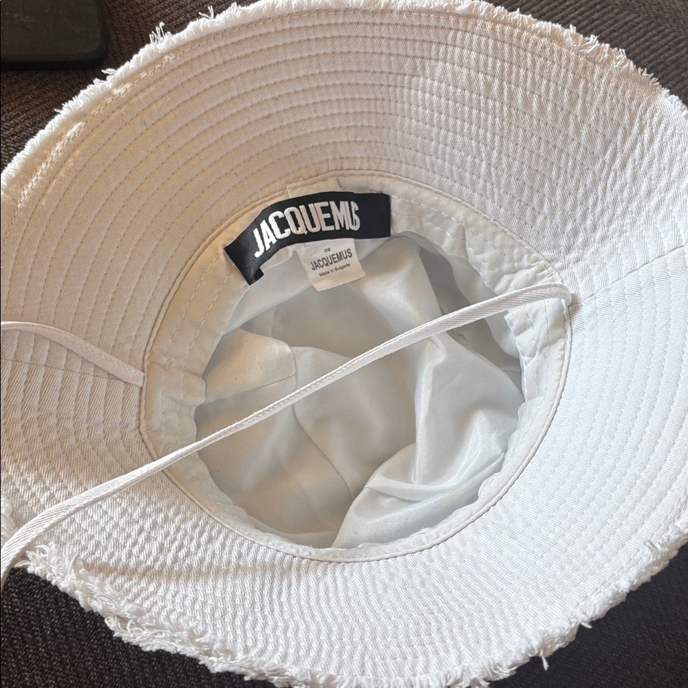 Jacquemus archout  Bucket Hat white os - Picture 9 of 9